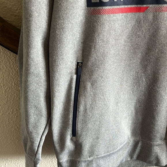 Men’s New England Patriots hooded sweatshirt. Size small. 63C - Picture 2 of 5